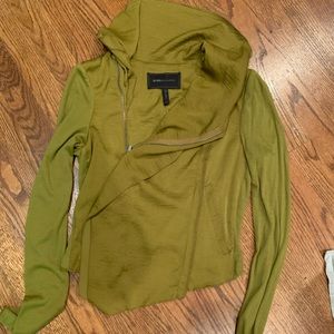 Slightly worn BCBG olive jacket